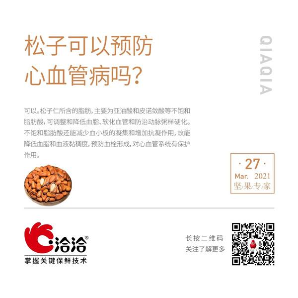 堅果功效小科普 | 松子可以預防心血管病嗎？